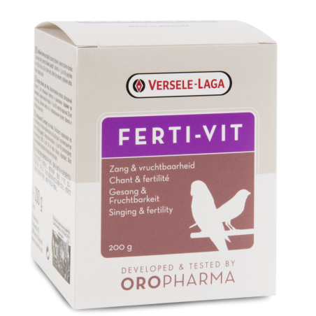 Oropharma Ferti-Vit 200gr - Mélange de vitamines pour la fertilité et la vitalité - oiseaux à 13,90 € - Versele-Laga - 460206...