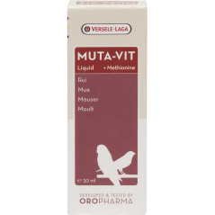 Oropharma Muta-Vit Liquide 30ml - Mélange de vitamines et de la méthionine pour la mue - oiseaux à 8,40 € - Versele-Laga - 46...