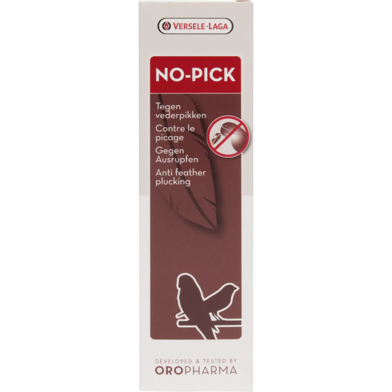 Oropharma No-Pick 100ml - Spray au goût amer contre le picage des plumes - oiseaux