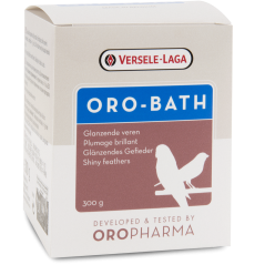 Oropharma Oro-Bath 300gr - Sel de bain pour un plumage brillant - oiseaux à 12,55 € - Versele-Laga - 460213 - Oropharma