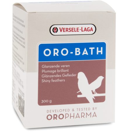 Oropharma Oro-Bath 300gr - Sel de bain pour un plumage brillant - oiseaux à 12,55 € - Versele-Laga - 460213 - Oropharma