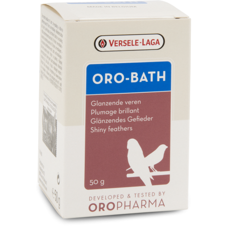 Oropharma Oro-Bath 50gr - Sel de bain pour un plumage brillant - oiseaux