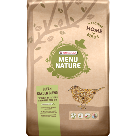 Menu Nature Clean garden Blend 10kg - Aliment nutritionnellement justifié et sans coque pour toute l’année