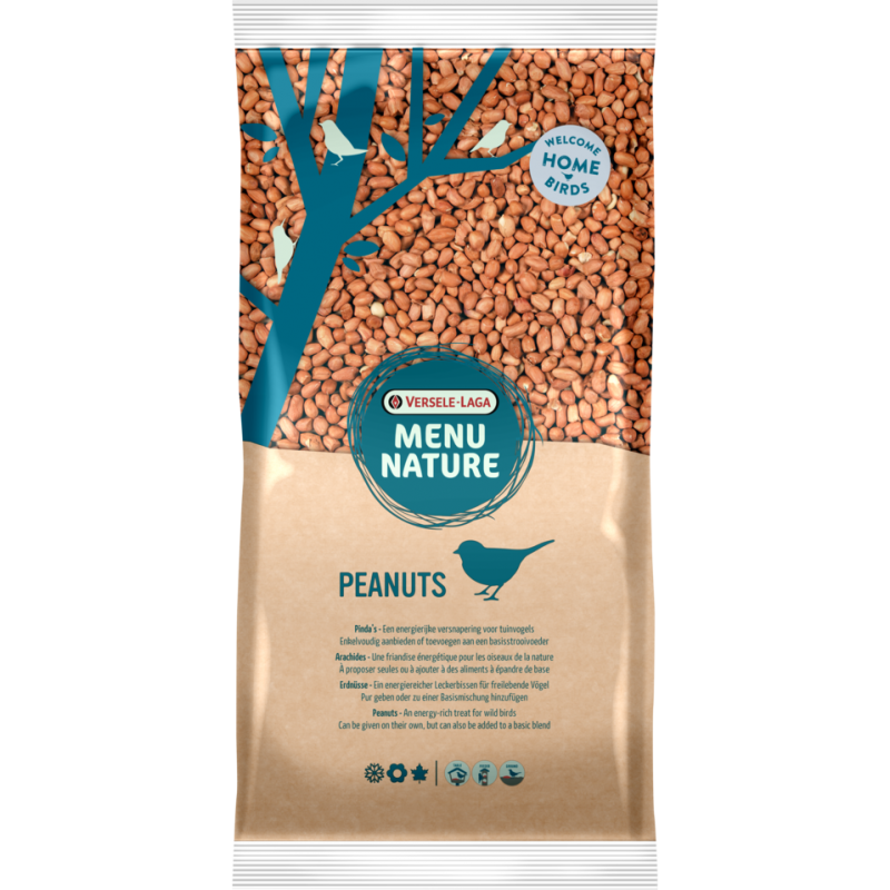 Menu Nature Peanuts 2kg - Cacahuètes pour les oiseaux de la nature