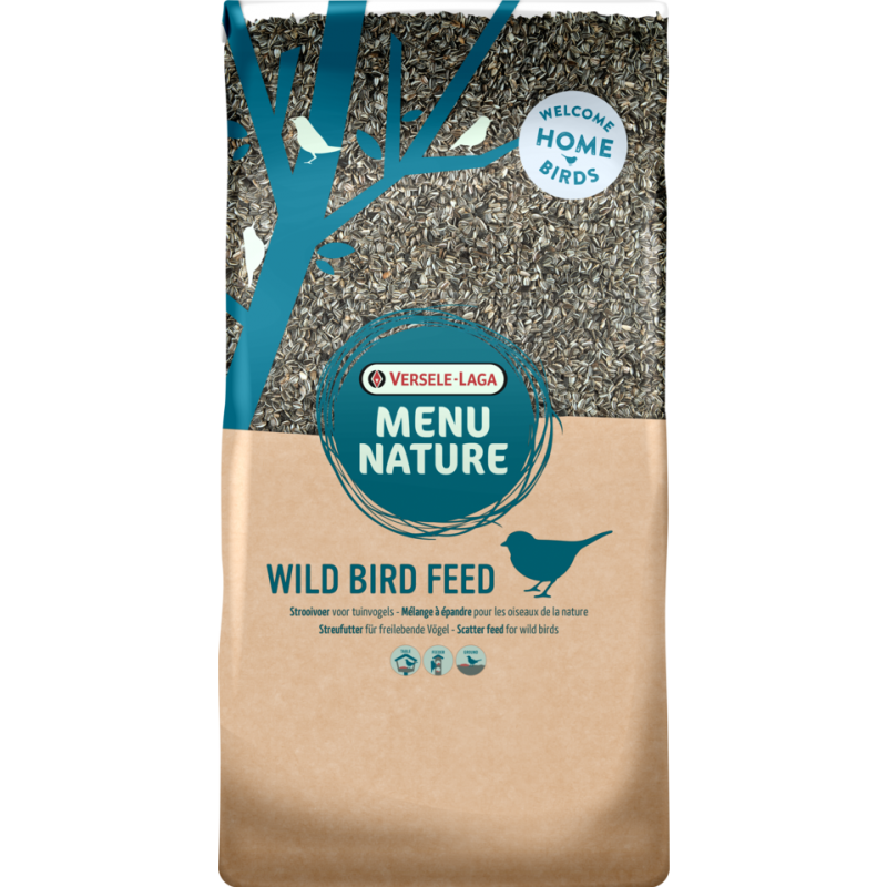 Menu Nature Sunflower seeds 7,5kg - Graines de tournesol entières pour oiseaux de la nature