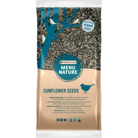 Sunflower seeds 1,5kg - Menu Nature à 6,10 € - Versele-Laga - 464807 - Oiseaux de la nature