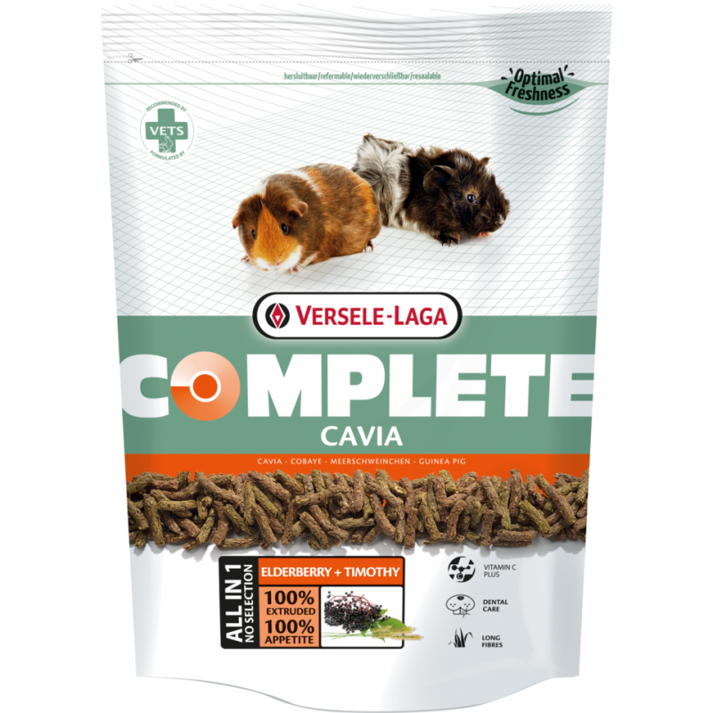 Complete Cavia 500gr - Croquettes riches en fibres pour cobayes