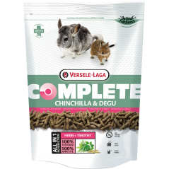 Complete Chinchilla & Degu 500gr - Croquettes riches en fibres pour chinchillas et dègues à 5,40 € - Versele-Laga - 461255 - ...