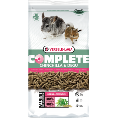 Complete Chinchilla et Degu 8kg - Croquettes riches en fibres pour chinchillas et dègues à 48,30 € - Versele-Laga - 461524 - ...