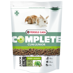 Complete Cuni Junior 500gr - Croquettes riches en protéines - jeunes lapins (nains) 6-8 mois à 5,40 € - Versele-Laga - 461308...