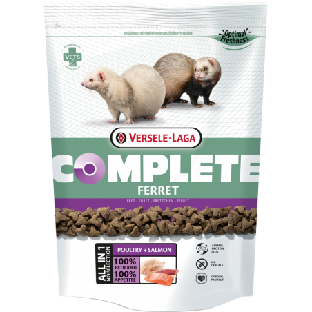 Complete Ferret 750gr - Croquettes riches en protéines pour furets à 9,50 € - Versele-Laga - 461316 - Complete