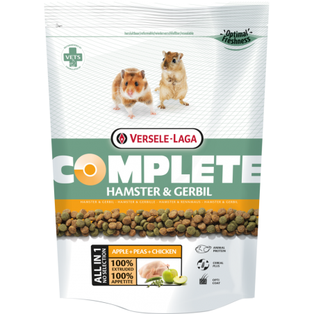 Complete Hamster & Gerbil 500gr - Croquettes riches en protéines - hamsters (nains) et gerbilles 461296 Versele-Laga 5,30 € O...
