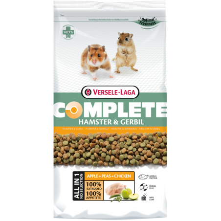 Complete Hamster & Gerbil 2kg - Croquettes riches en protéines - hamsters (nains) et gerbilles 461314 Versele-Laga 18,00 € Or...