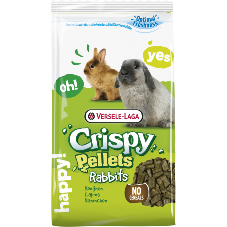 Crispy Pellets - Breeder Rabbits & Herbivores 25kg - Aliment d'élevage pour lapins, cobayes, chinchillas & dègues à 34,20 € -...