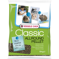 Classic Allround Pellet 5kg - Granulé de base pour lapins (nains) et cobayes à 7,30 € - Versele-Laga - 461142 - Classic