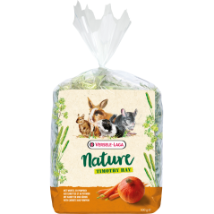 Nature Thimothy Hay Carrot et Pumpkin 500gr - Du foin thimothy enrichi de carottes et de potiron à 5,15 € - Versele-Laga - 42...