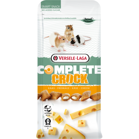 Complete Crock Cheese 50gr - Délicieux snack croustillant avec tendre farce au fromage à 2,75 € - Versele-Laga - 461488 - Com...