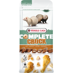 Complete Crock Chicken 50gr - Délicieux snack croustillant avec tendre farce au poulet à 2,75 € - Versele-Laga - 461489 - Com...