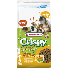 Crispy Snack Fibres 15kg - Snack riche en fibres pour lapins, cobayes, chinchillas & dègues à 28,35 € - Versele-Laga - 461059...