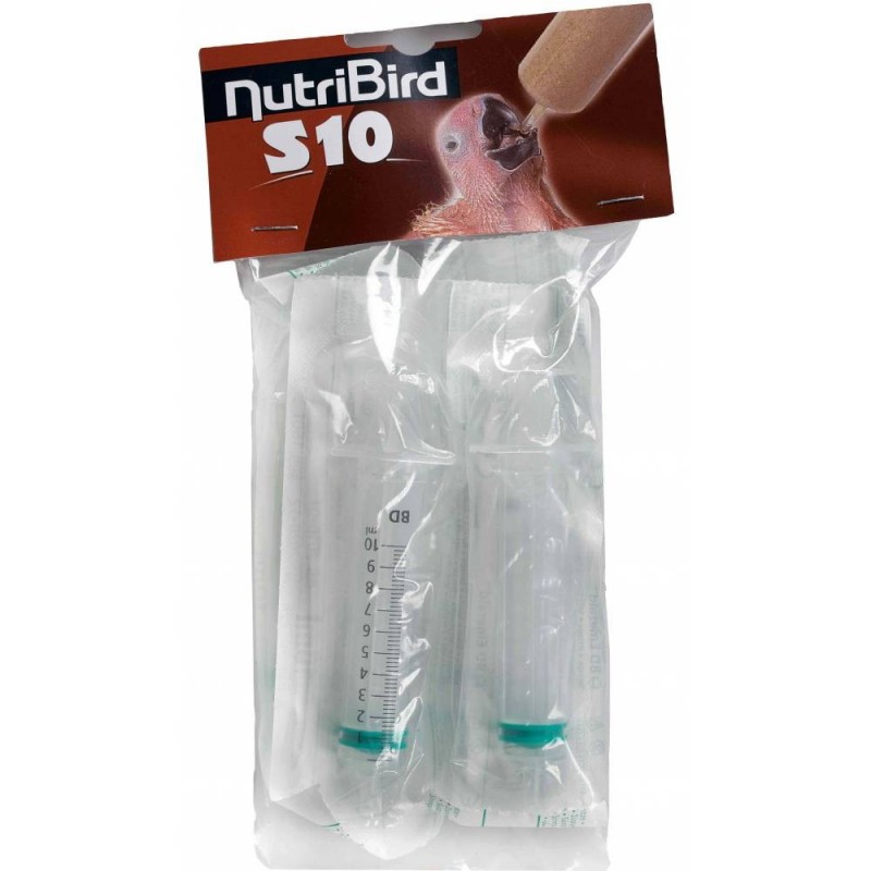 Nutribird S10 (4 pièces) 10ml - Seringues pour l'élevage à la main