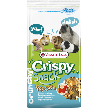 Crispy Snack Popcorn 650gr - Délicieux snack très léger pour lapins et rongeurs à 3,10 € - Versele-Laga - 461730 - Crispy