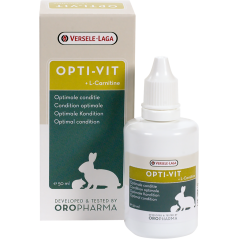 Oropharma Opti-Vit 50ml - Préparation multivitaminée pour tous les rongeurs et lapins à 9,10 € - Versele-Laga - 460701 - Vita...