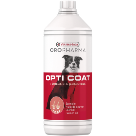 Oropharma Opti Coat 250ml - Supplément alimentaire pour un pelage luisant - chiens