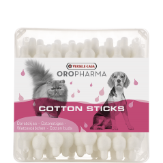 Oropharma Cotton Sticks 56 pièces - Bâtonnets ouatés pour les oreilles - chiens - chats à 4,85 € - Versele-Laga - 460572 - Or...