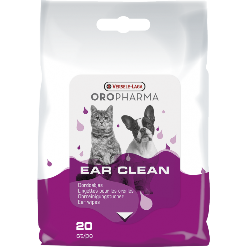 Oropharma Ear Clean 20 pièces - Lingettes humides pour les oreilles