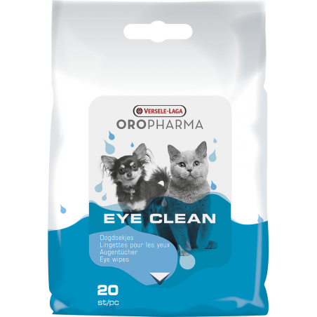 Oropharma Eye Clean 20 pièces - Lingettes humides pour les yeux à 4,95 € - Versele-Laga - 460570 - Oropharma