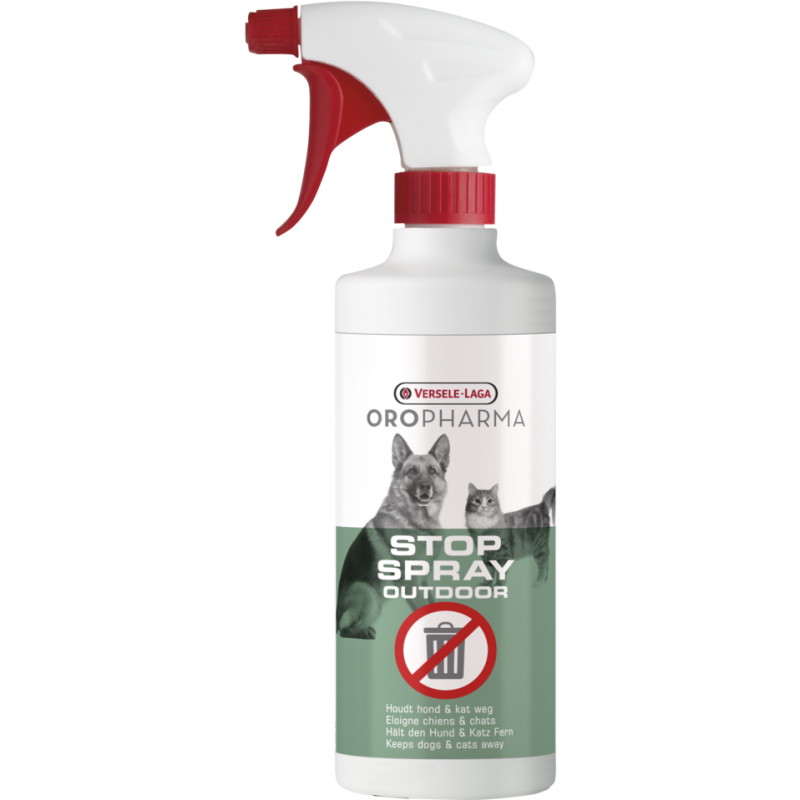 Oropharma Stop Outdoor 500ml - Spray pour éloigner les chiens et les chats - à l'extérieur