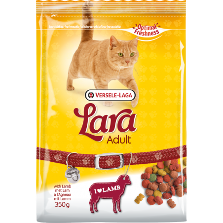 Lara Adult with Lamb 10kg - Croquettes délicieuses avec agneau - chats adultes à 29,95 € - Versele-Laga - 440998 - Lara