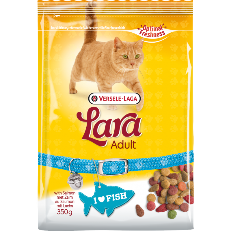 Lara Adult with Salmon 10kg - Croquettes délicieuses au saumon - chats adultes