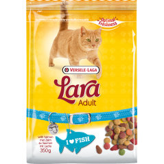 Lara Adult with Salmon 350gr - Croquettes délicieuses au saumon - chats adultes à 1,95 € - Versele-Laga - 441072 - Lara