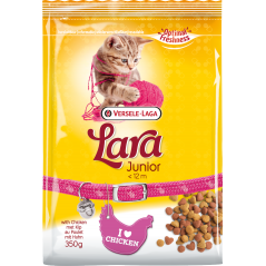 Lara Junior with Chicken 2kg - Croquettes délicieuses au poulet pour chatons à 8,80 € - Versele-Laga - 441065 - Lara