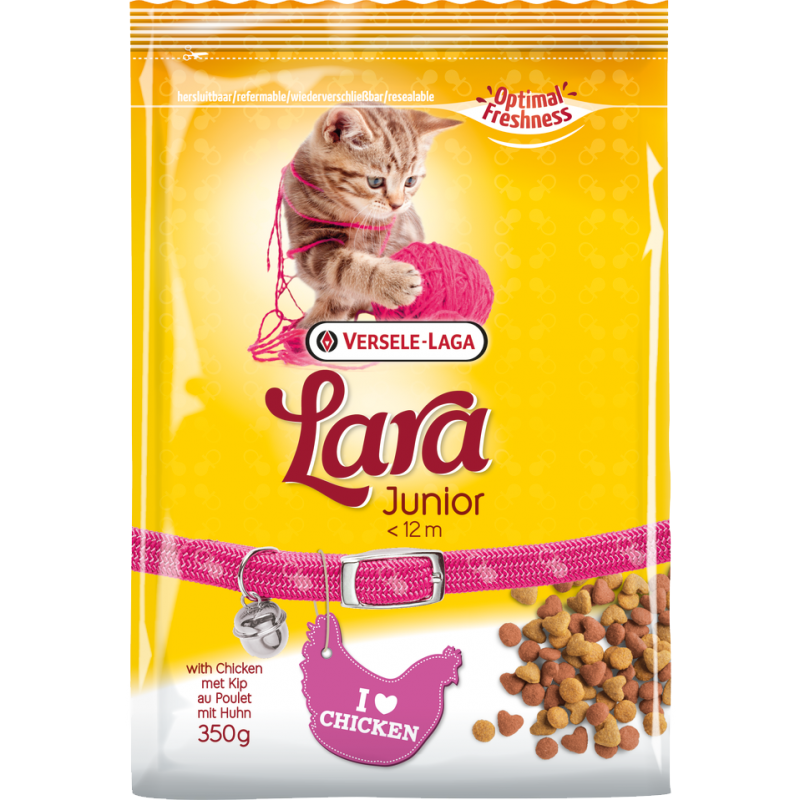 Lara Junior with Chicken 2kg - Croquettes délicieuses au poulet pour chatons