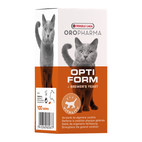 Oropharma Opti Form 100 tablettes - Supplément alimentaire à la levure de bière naturelle - chats 460567 Versele-Laga 6,85 € ...