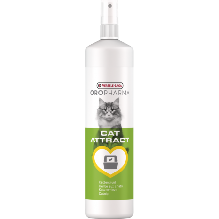 Oropharma Cat Attract 200ml - Spray à base d'extrait de cataire, l'herbe aux chats - chats à 10,00 € - Versele-Laga - 460553 ...