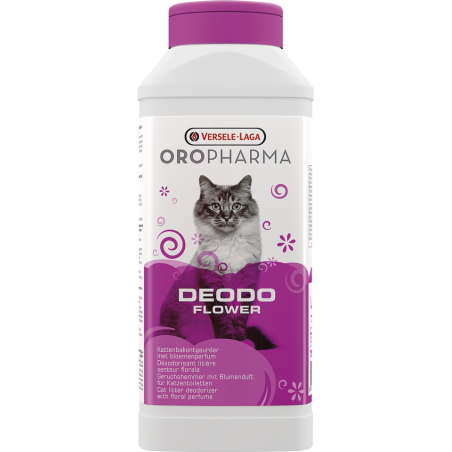 Oropharma Deodo Fleurs 750gr - Désodorisant pour la litière - chats à 9,10 € - Versele-Laga - 460575 - Oropharma