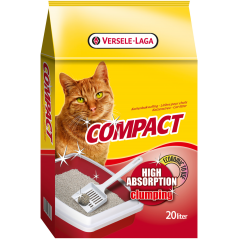 Versele-Laga Compact 20kg - Litière pour chats agglutinante, d'usage très économique à 13,60 € - Versele-Laga - 423077 - Vers...