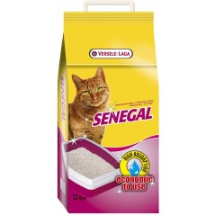 Versele-Laga Sénégal 12L/7,5kg - Litière pour chats aux granulés d'argile blanche du Sénégal à 9,95 € - Versele-Laga - 423074...