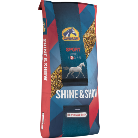 Cavalor SPORT - Shine & Show 20kg - Aliment équilibré, idéal pour un pelage brillant et sain à 19,95 € - Versele-Laga - 47248...