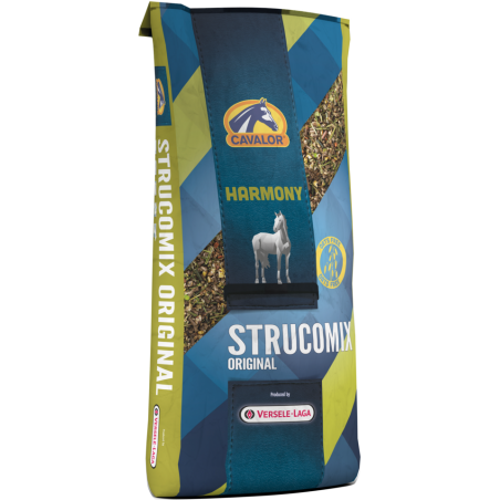 Cavalor HARMONY - Strucomix Original 15kg - Aliment d'entretien varié riche en fibres à 15,70 € - Versele-Laga - 472689 - Che...