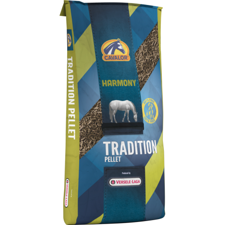 Cavalor HARMONY - Tradition Pellet 20kg - Granulé d'entretien de base pour efforts légers à 12,40 € - Versele-Laga - 472483 -...