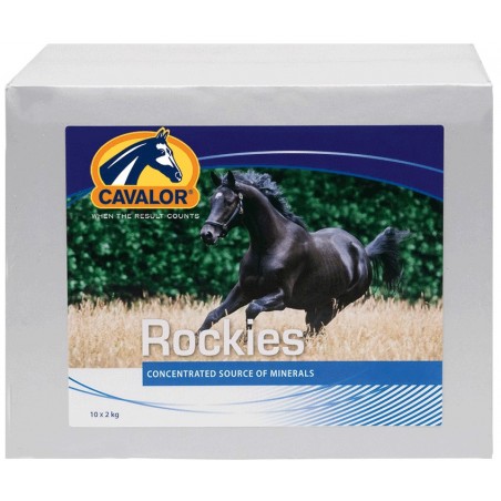 Cavalor Rockies 2kg - Pierre à lécher, bloc de sel à 7,20 € - Versele-Laga - 472626 - Cavalor