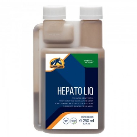 Cavalor Hepato Liq 250ml - Aliment diététique pour soutenir le foie