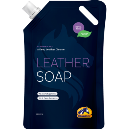 Cavalor Leather Soap 2l - Savon liquide à la glycérine pour cuir