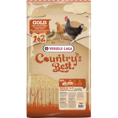 Country's Best GOLD 1 & 2 Crumble 5kg - Miettes pour poussins du premier jour jusqu'à la ponte 1er oeuf à 6,50 € - Versele-La...