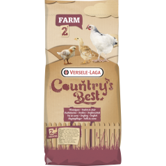 Country's Best FARM 2 Mash 20kg - Farine de croissance chair blanche dès 11 ème jour, avec coccid. à 16,85 € - Versele-Laga -...