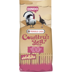 Country's Best DINDO 1 Crumble 20kg - Miettes (2mm) démarrage les 3 premières semaines, avec coccid. à 17,85 € - Versele-Laga...